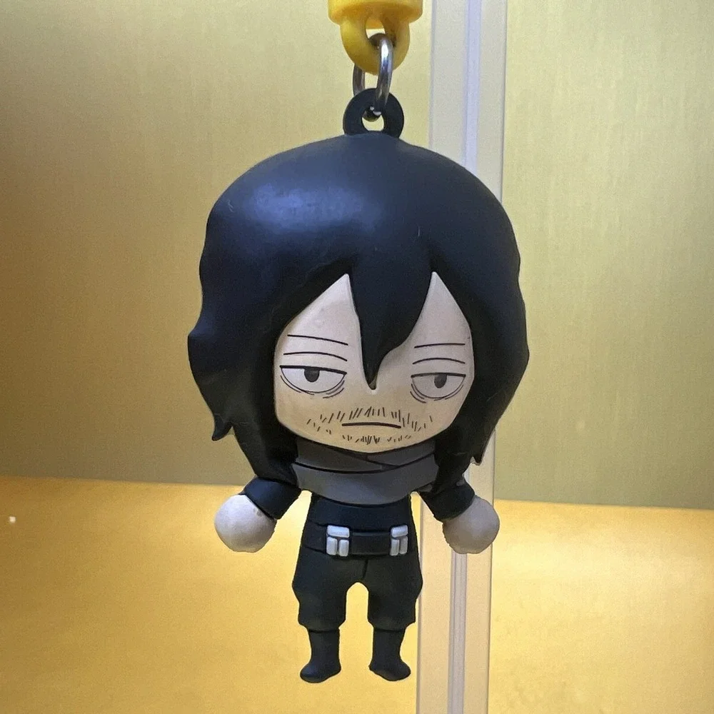 My Hero Academia Shota Aizawa Keychain Bag Clip Anime Figure Hanger Charm